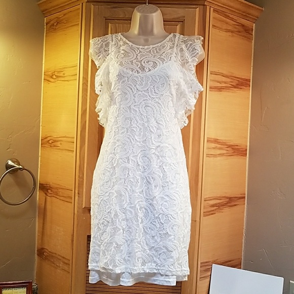 Vero Moda Dresses & Skirts - Vero Moda | White crochet dress, XS, NWT